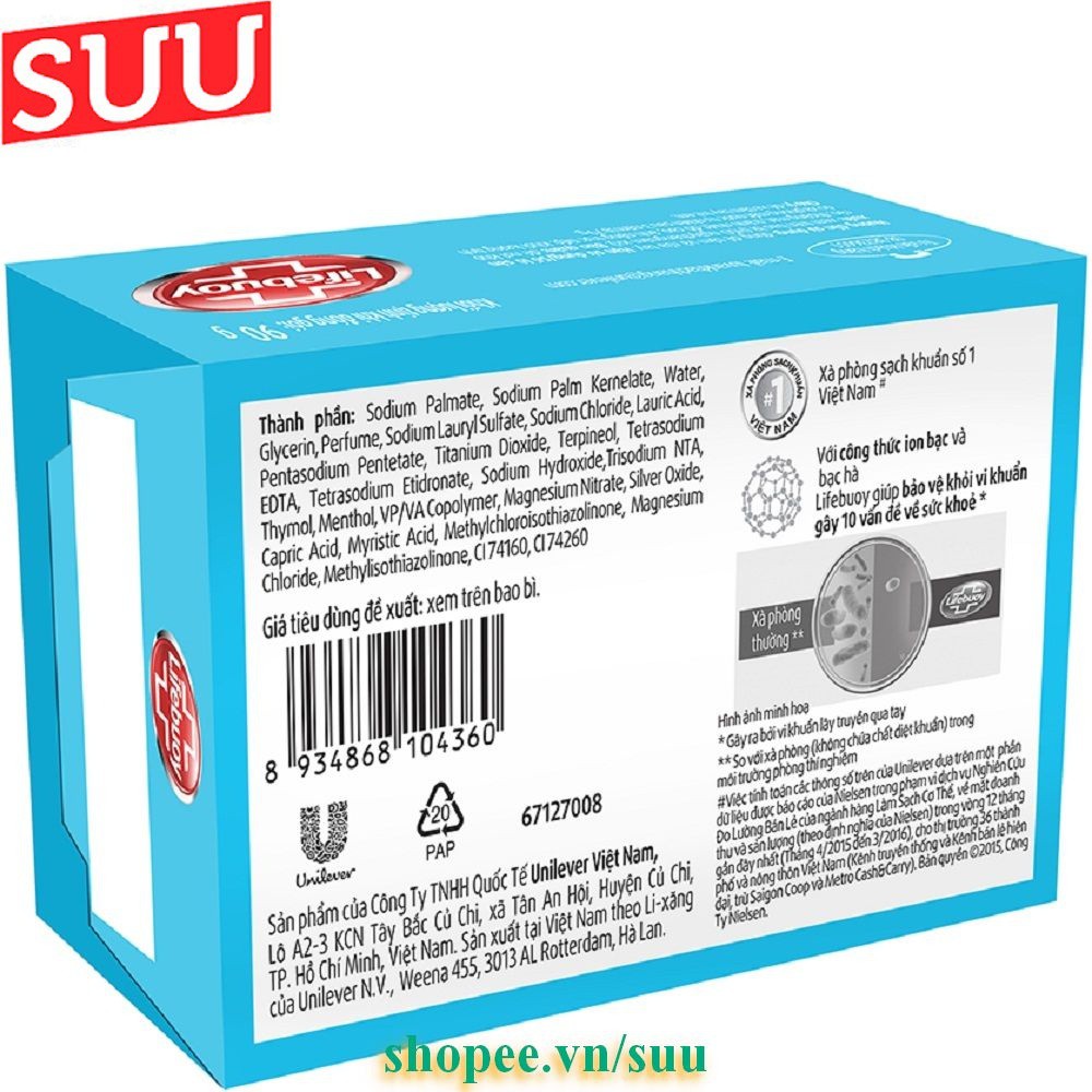 Xà Bông Cục Diệt Khuẩn 90g Lifebuoy Với Nhiều Hương Thơm Khác Nhau, Chính Hãng. | BigBuy360 - bigbuy360.vn