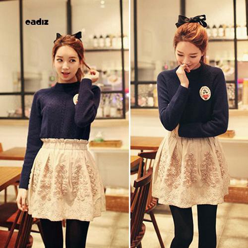 Dây buộc tóc đuôi gà đính nơ ruy băng