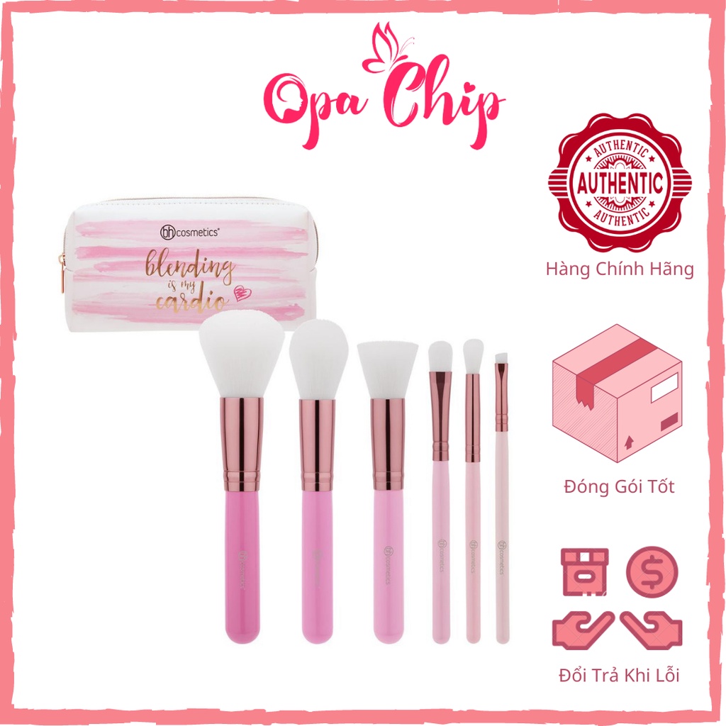 Bộ Cọ Mini Pink Perfection BH Cosmetics 6 cây thumbnail