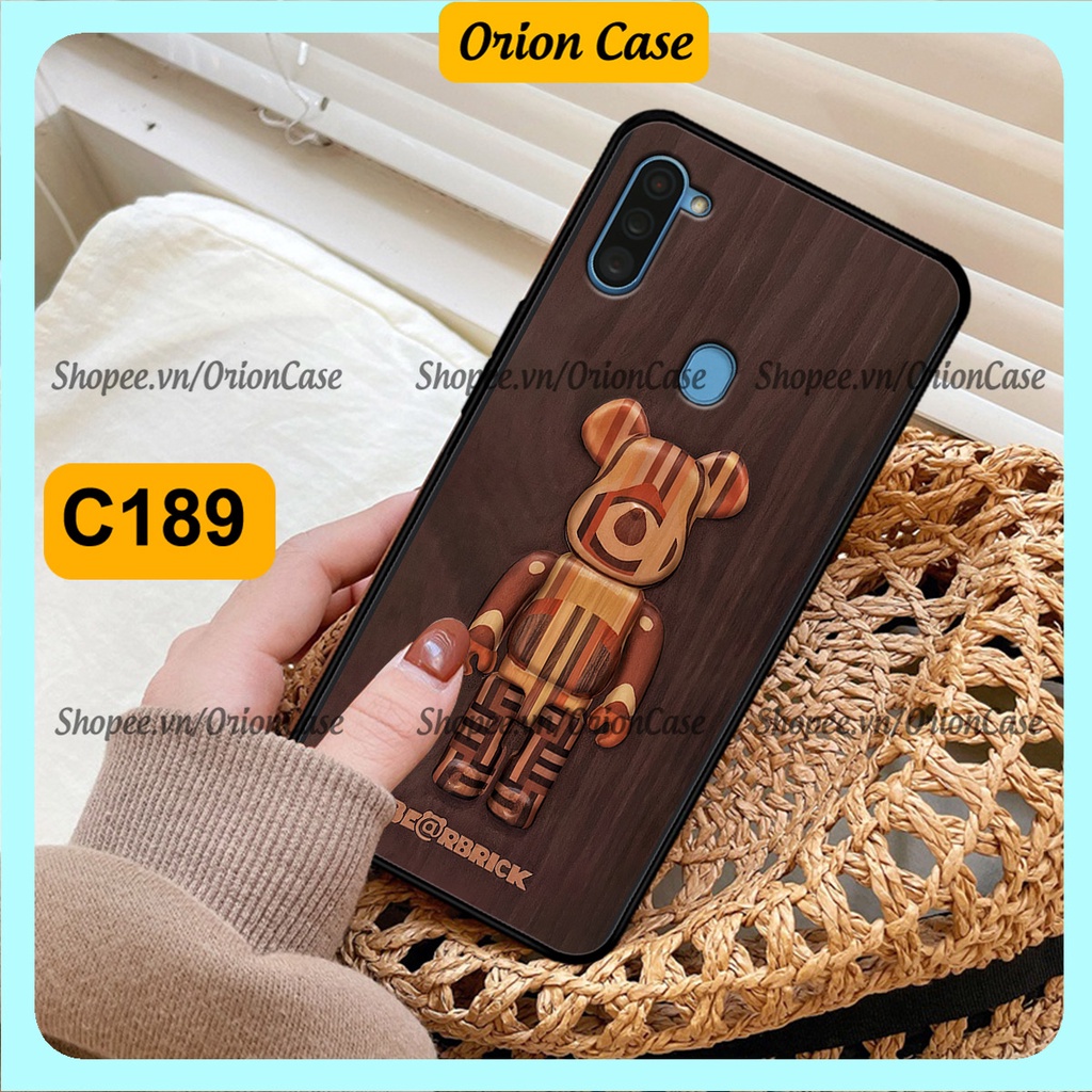 Ốp lưng Samsung A11 - M11 in hình bearbrick 3D thời trang, cá tính. ốp chống sốc, bền đẹp