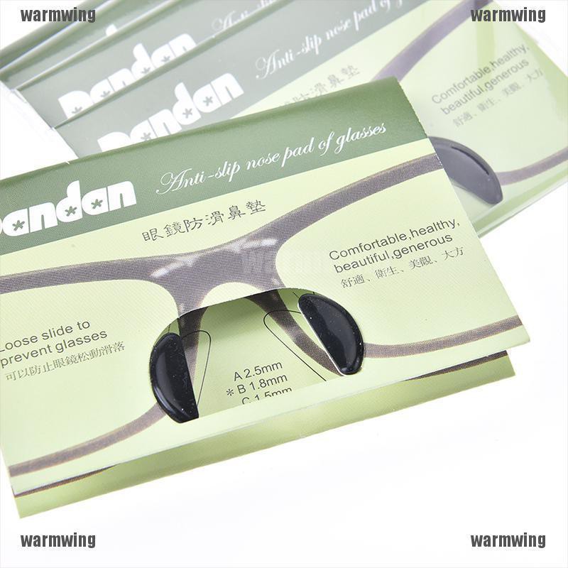 Bộ 5 Cặp Đệm Mũi silicone 1.8mm Chống Trượt Cho Mắt Kính