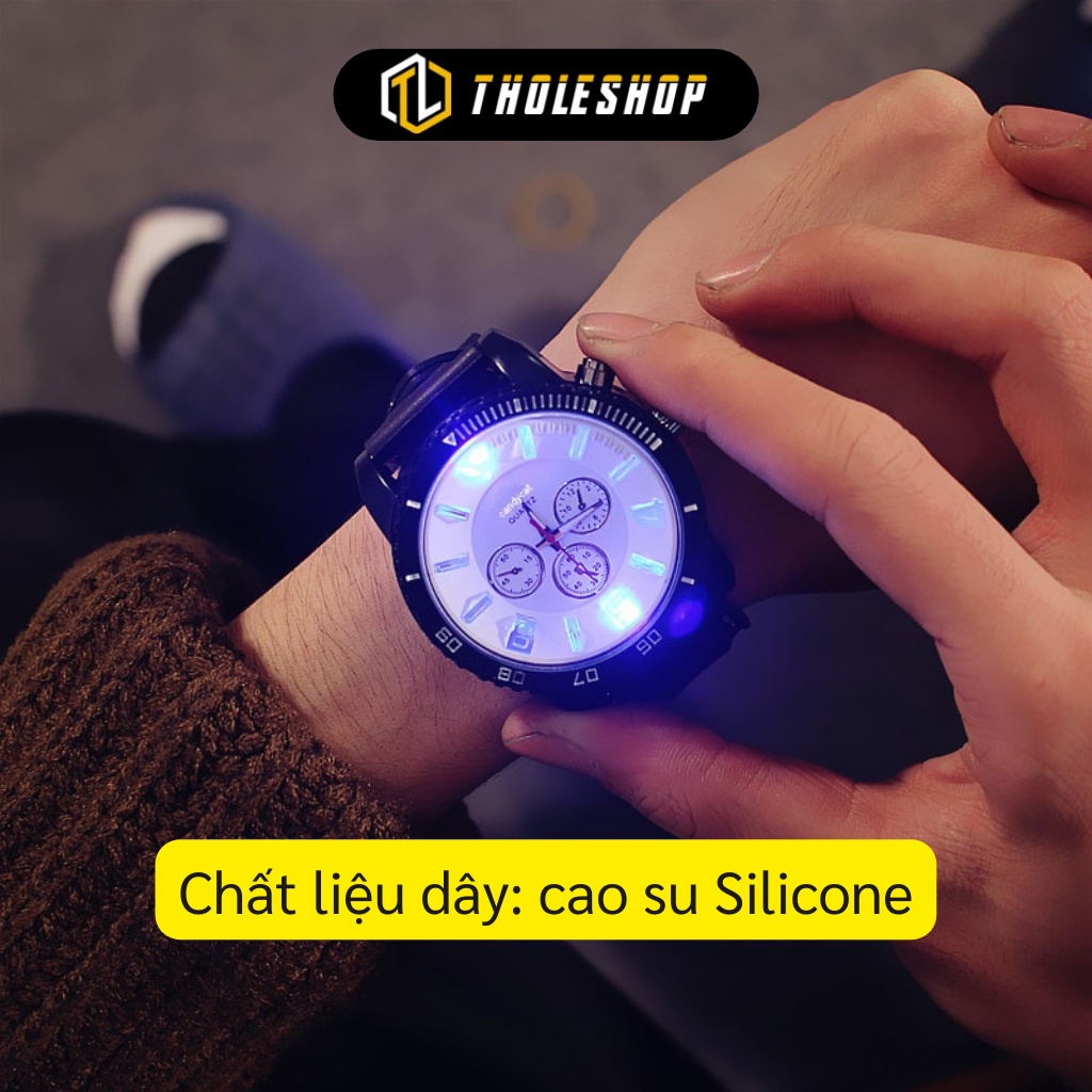 Đồng Hồ Nam Nữ Dạ Quang Candycat Mặt Sáng, Chống Thấm Nước, Chống Trầy Xước Hiệu Quả 8050