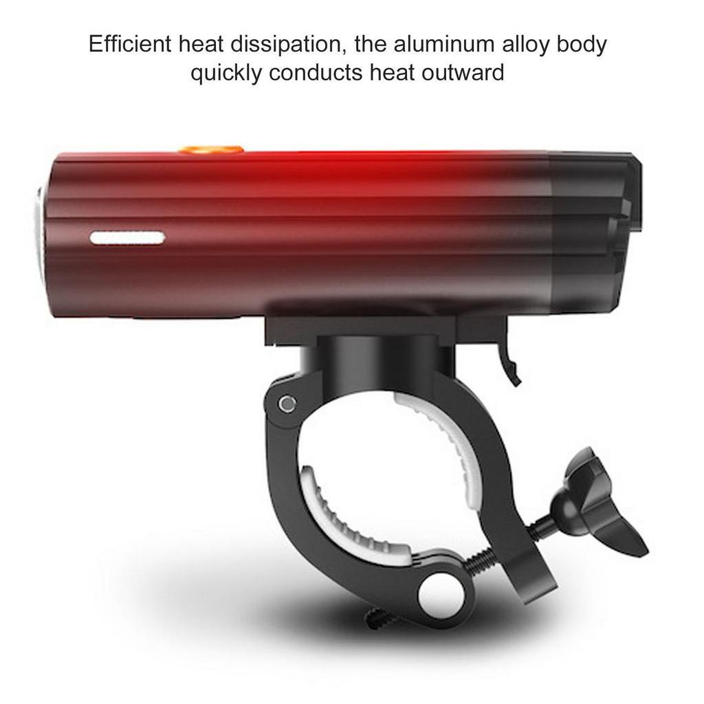 Có thể bán buôn Đèn Pha Xe Đạp Sạc USB 85° Đèn LED Chiếu Sáng Cho Xe Đạp vermont055 Hàng giao ngay