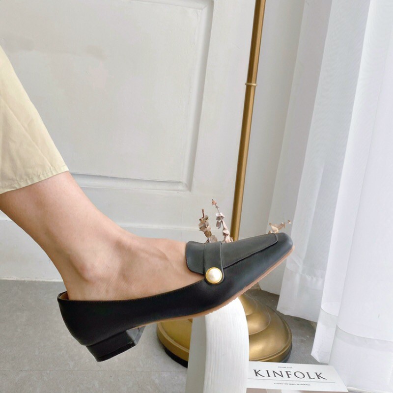 [ ẢNH TỰ CHỤP ]- Giày búp bê nữ oxford thời trang da cao cấp kiểu dáng trendy 2021 | BigBuy360 - bigbuy360.vn