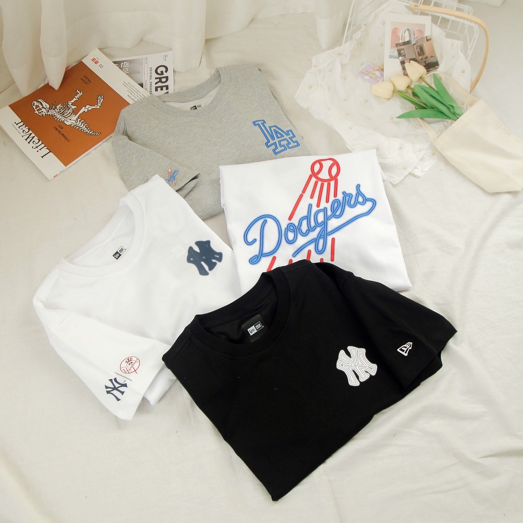 Áo Thun NE LA Dodgers Phong Cách Hàn Quốc