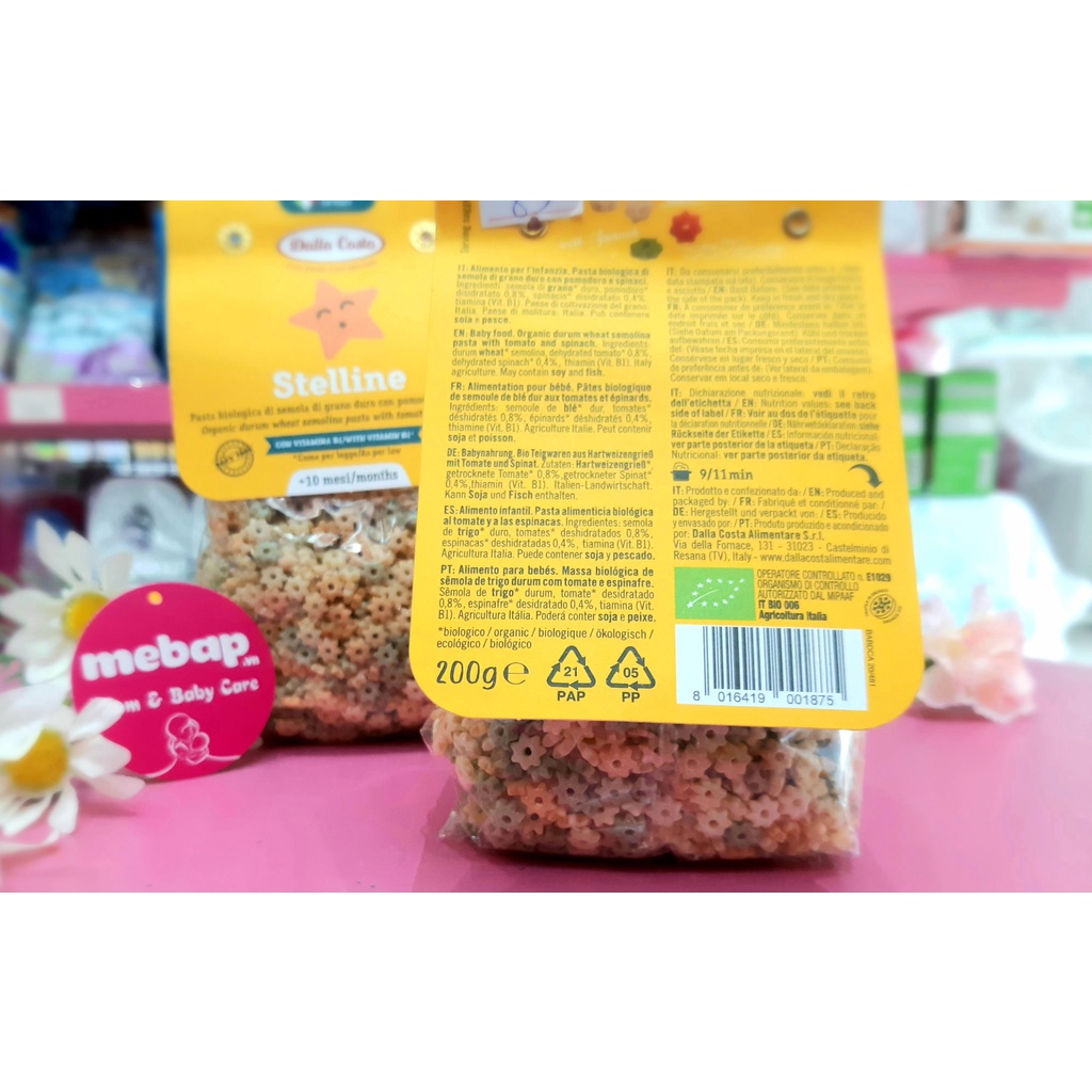 NUI SAO RAU CỦ HỬU CƠ DALLA COSTA Ý 200G