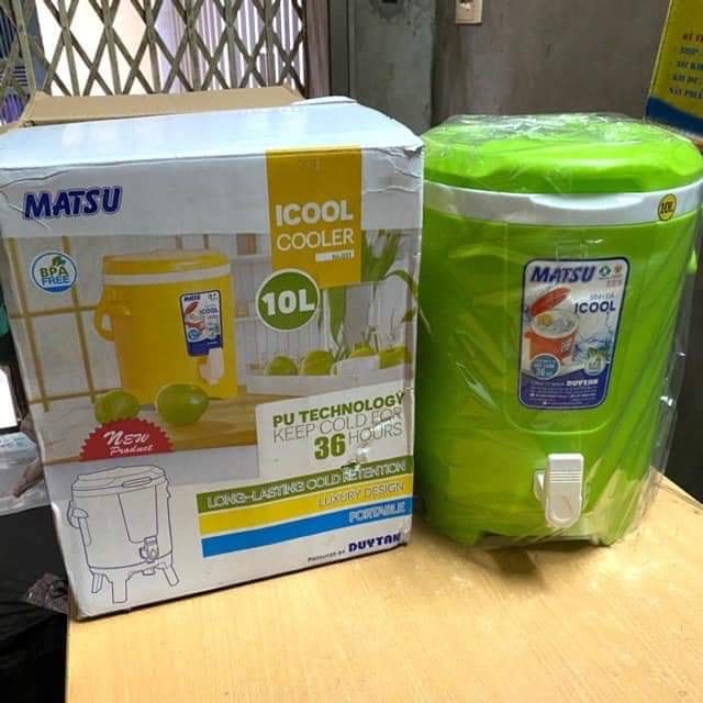Bình đá giữ nhiệt 10 lít Duy Tân Matsu iCool