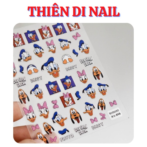 Sticker dán móng tay Vịt Donan 3D THIÊN DI NAIL