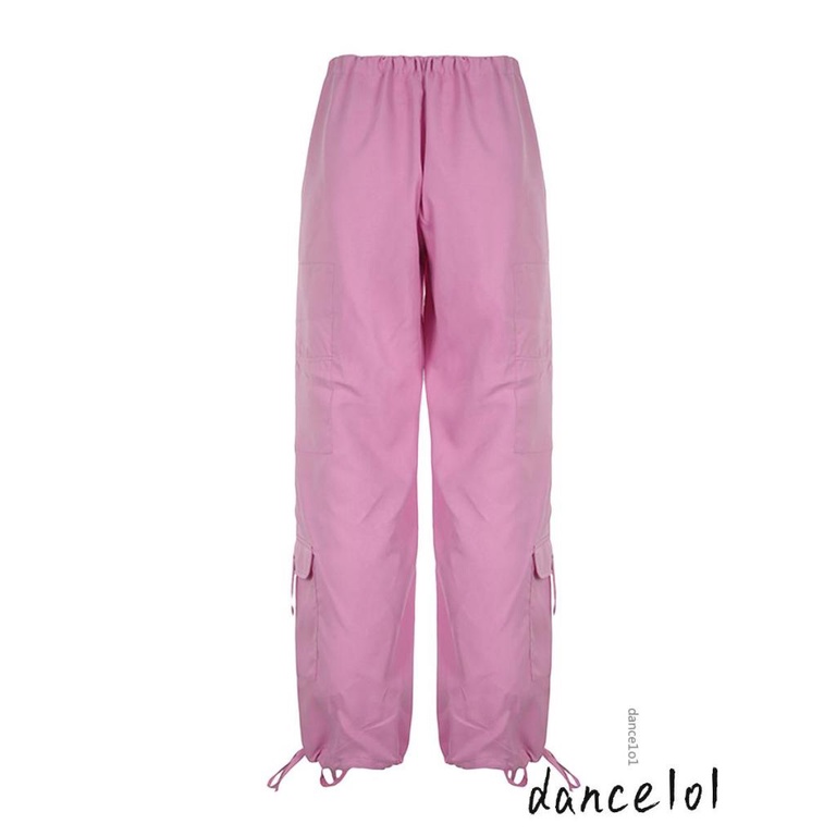 Quần Ống Rộng Dây Rút Khiêu Vũ1O1-Y2K