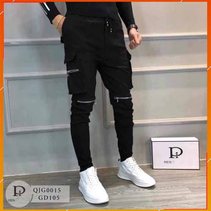 ❤️ BỎ SỈ UNISEX ❤️ QUẦN JOGGER KAKI, QUẦN DÀI TÚI HỘP PHỐI Khóa GỐI Nam Nữ CÓ SIZE