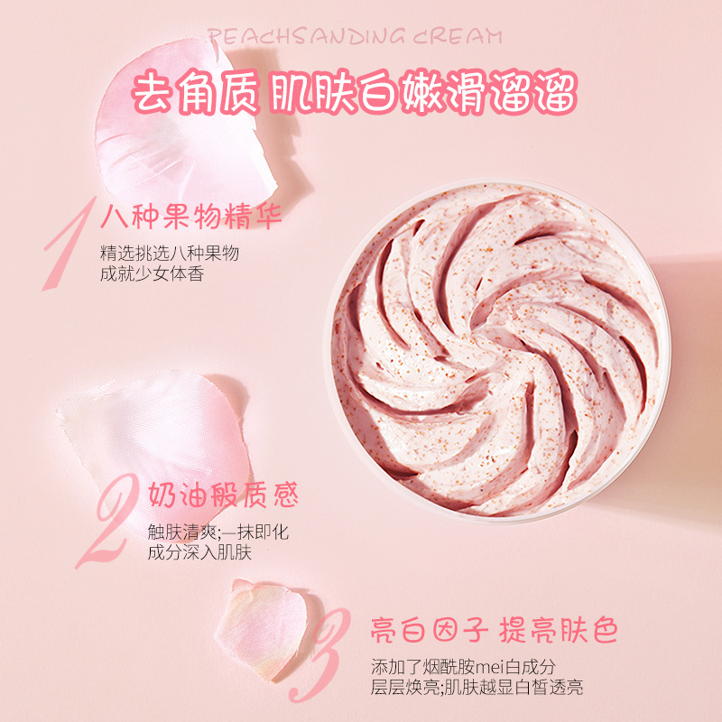 [Hàng mới về] Kem tẩy tế bào chết HEYXI hương đào 200g