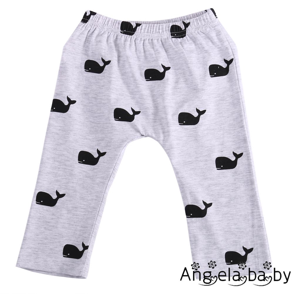 Hot Fashion Baby boys Children Cartoon Whale 100% Cotton Pants