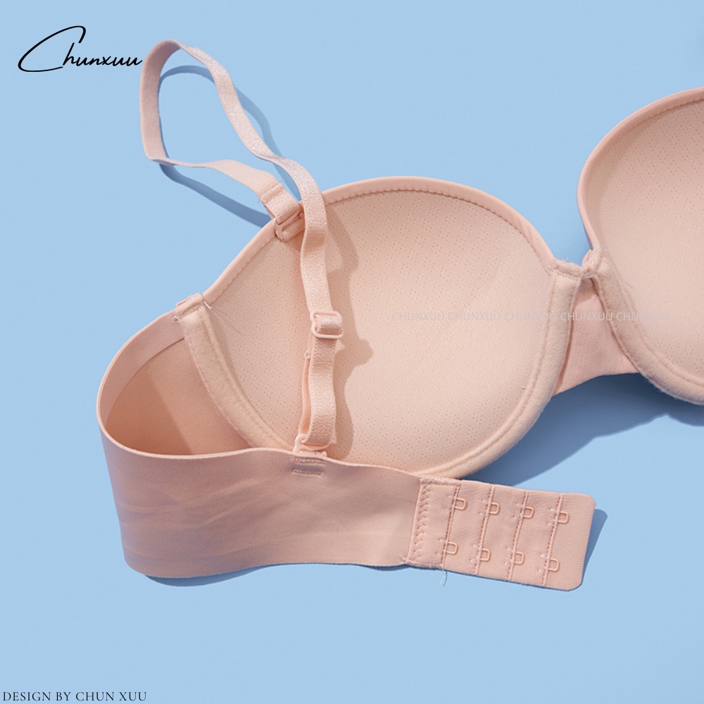Áo lót nữ cúp ngực vải đúc su mềm mại đệm dày có gọng siêu nâng đẩy ngực ChunXuu- AV52