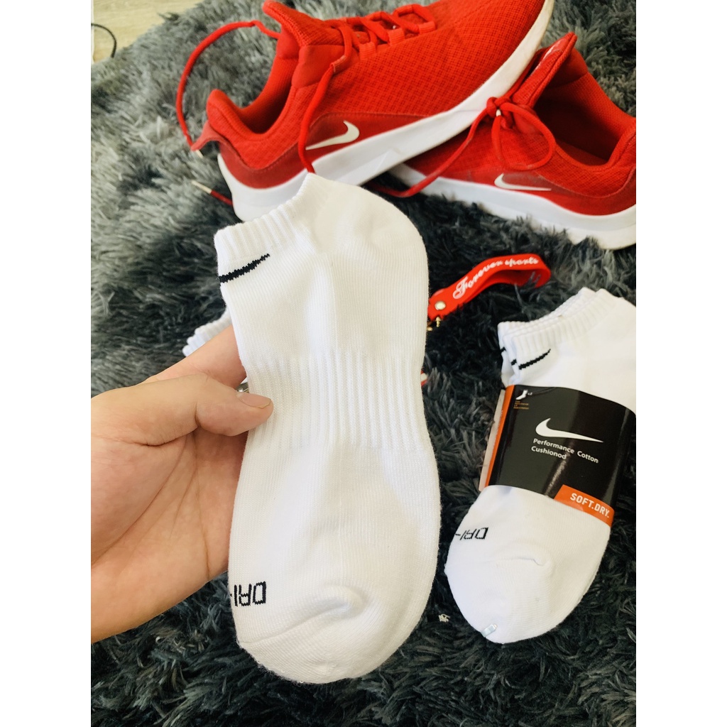 ❤GIẢM GIÁ 30%❤ TẤT VỚ CỔ NGẮN NAM NỮ NIKE DRIFIT CAO CẤP