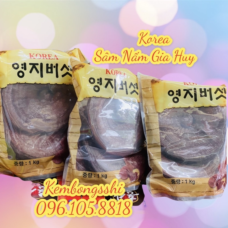[HÀNG MỚI ] Nấm Linh Chi Đỏ Thượng Hạng Hàn Quốc, Túi 1Kg