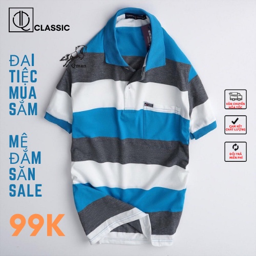 ÁO THUN NAM QCLASSIC - DÁNG ÁO VAI RỘNG TRUNG NIÊN