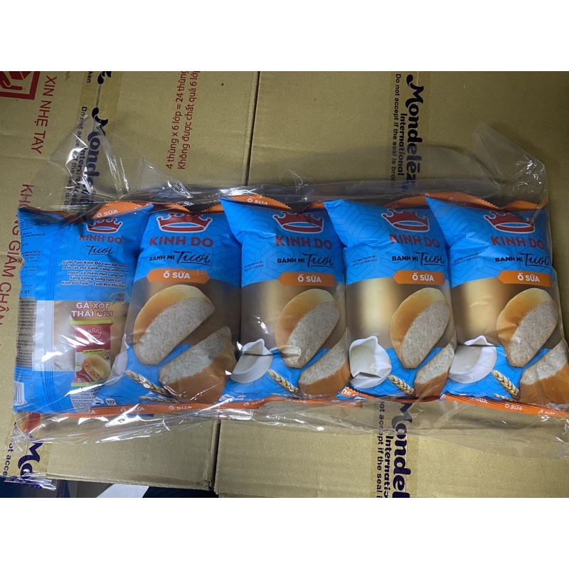 ComBo 5 Cái bánh mì Ổ Sữa Kinh Đô