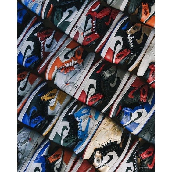 Giày bóng rổ AJ1, giày thể thao cỡ lớn 45 46 47 48 cho nam cao to chân ú bè. Big size basketball sneakers for wide feet