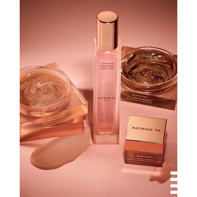 XỊT KHOÁ TRANG ĐIỂM Patrick Ta _ Major Glow Dewy Milk Mist