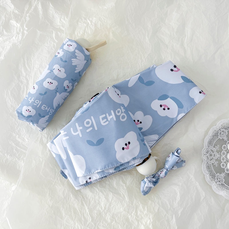 Dù Che Nắng Mini Tự Động Chống Tia UV Hình Chim Bồ Câu Dễ Thương