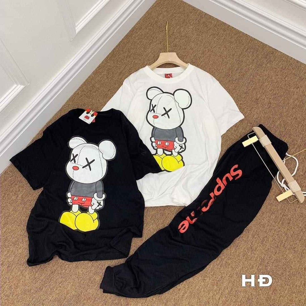 Đồ Bộ Thể Thao Cao Cấp, Thun Cotton 100%, Có Bo Cổ Chân, 45kg đến 80kg vừa | BigBuy360 - bigbuy360.vn