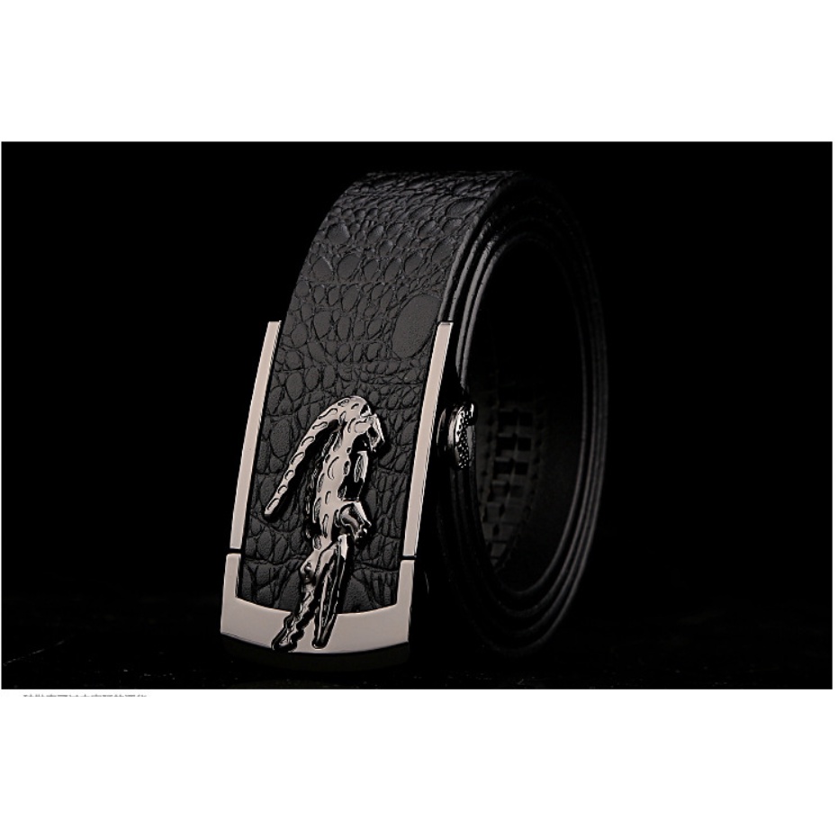 Thắt lưng nam da bò nguyên tấm mặt khóa tự động cao cấp phong cách mới