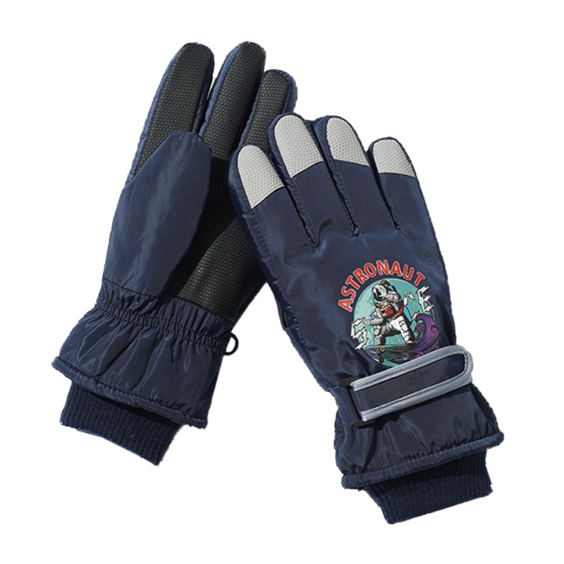 Găng Tay Trượt Tuyết Chống Thấm Nước Giữ Ấm Mùa Đông Cho Bé