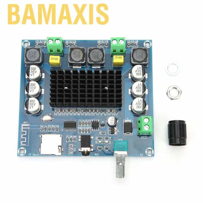 Bamaxis A105 TDA7498 Audio Power Amplifier Module  100W x 2 Digital Bluetooth Board with Adjustabl