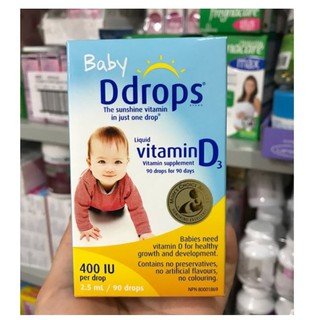 Vitamin D3 drops cho bé