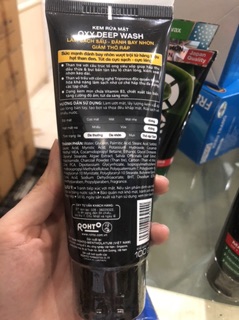 Sữa rửa mặt Oxy các loại tuýp 100g
