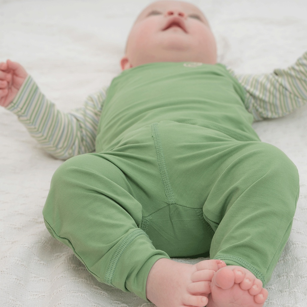 BUBABY Bộ cài chéo dài tay Bambus Zebra