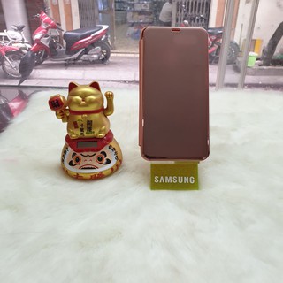 Bao da clear view cover standing samsung a7 2018