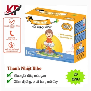 ✅ [CHÍNH HÃNG] Thanh Nhiệt Bibo – Giúp thanh nhiệt, giải độc, mát gan, giảm dị ứng, phát ban, mẩn ngứa, nhiệt miệng