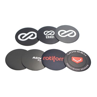 4pcs 45MM ENKEI ADVAN Japan Racing Badge Sticker ROTIFORM VOSSEN Wheel Centre Cap Stickers No Logo Blank Emblem Badge Stickers