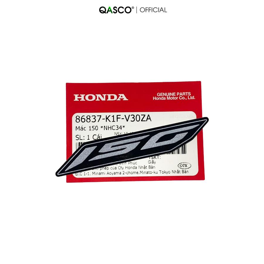 Tem 150 ốp trước trái HONDA AIR BLADE 2020+ (NHC34) (86837K1FV30ZA)