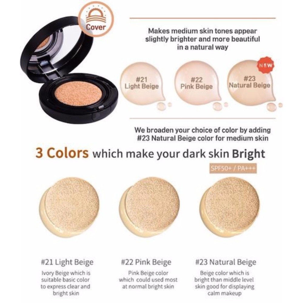Phấn nước April Skin Black Magic Snow Cushion
