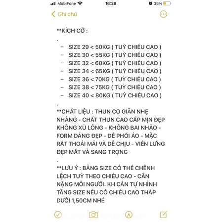 QUẦN THUN TRUNG NIÊN BIGSIZE CAO CẤP