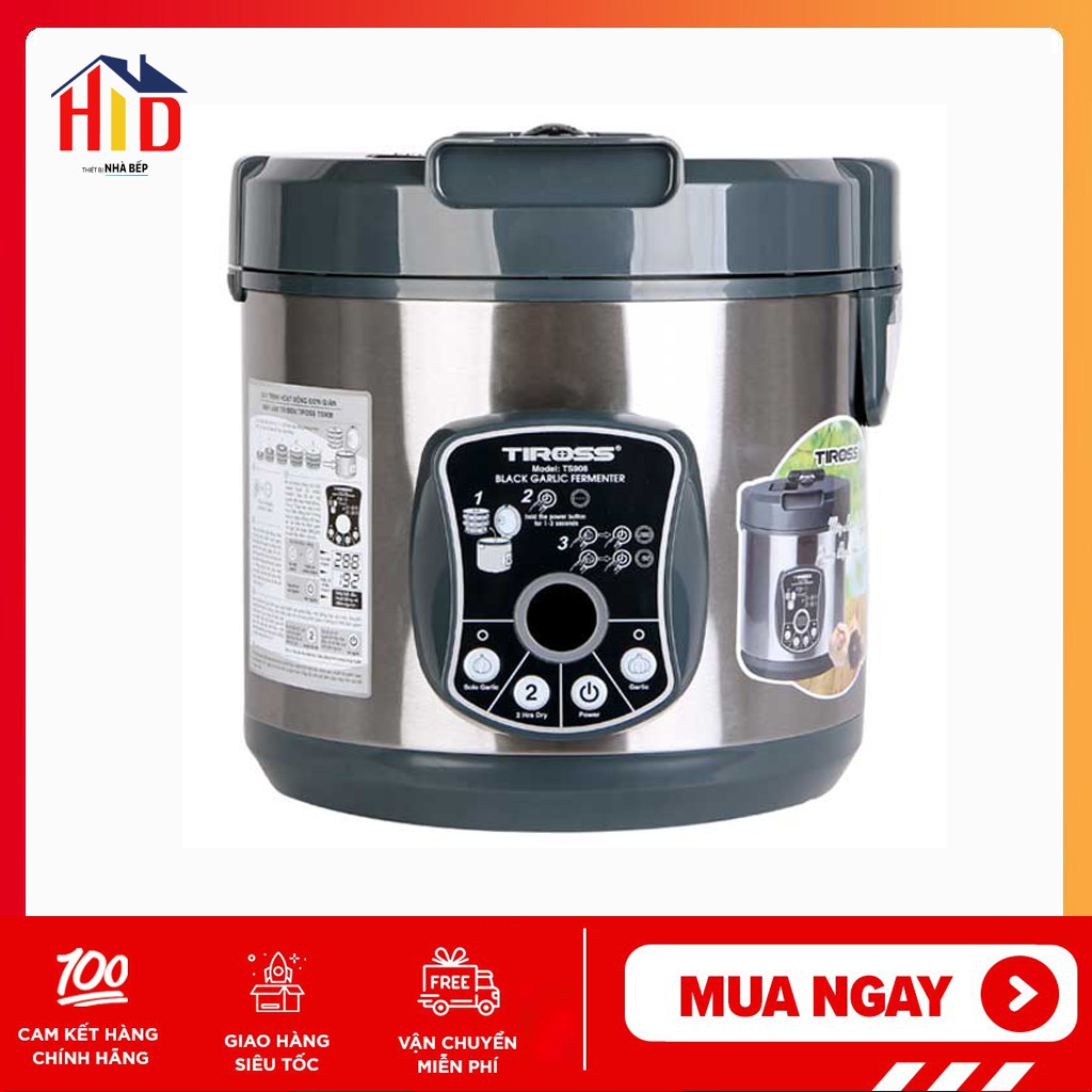 Máy làm tỏi đen cao cấp nhất TIROSS TS 908 - sấy khô 2 giờ