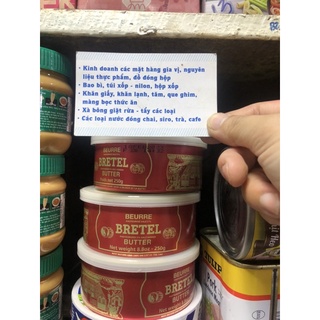 Bơ hiệu Bretel, bơ Pháp, 250gr