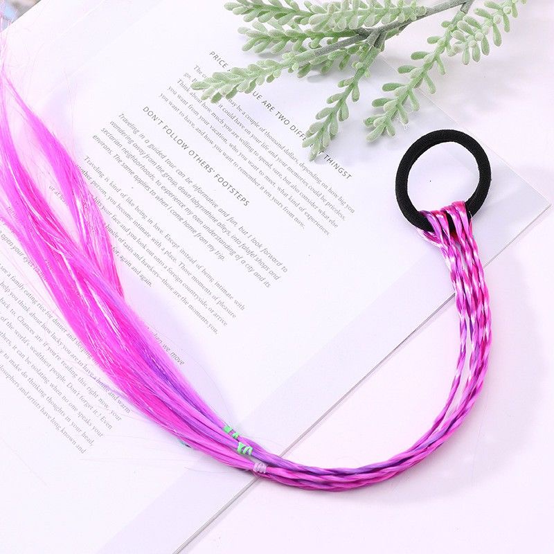 1 Dây Buộc Tóc Đuôi Ngựa Nhiều Màu Sắc Dành Cho Bé Gái
