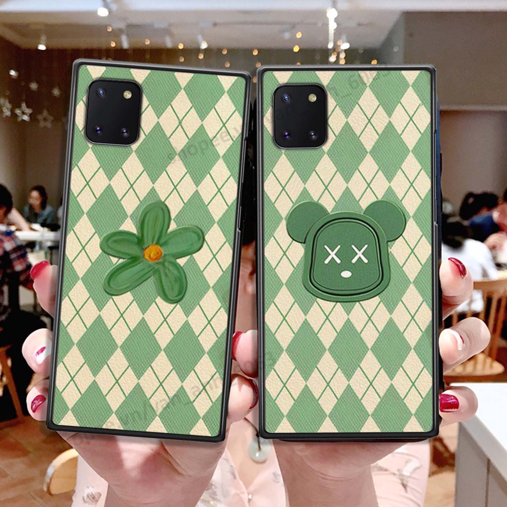 Ốp lưng Samsung Note 10 Lite in hình hoa, gấu rich bear nghệ thuật, thời trang