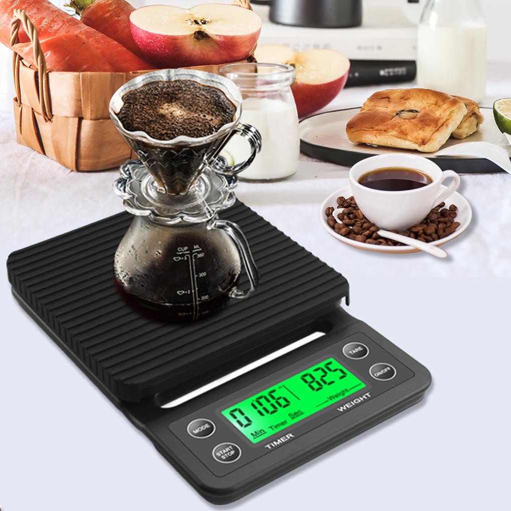 Cân Điện Tử 5kg / 0.1g g / oz / lb / ml Có Thể Điều Chỉnh Tiện Dụng Cho Nhà Bếp