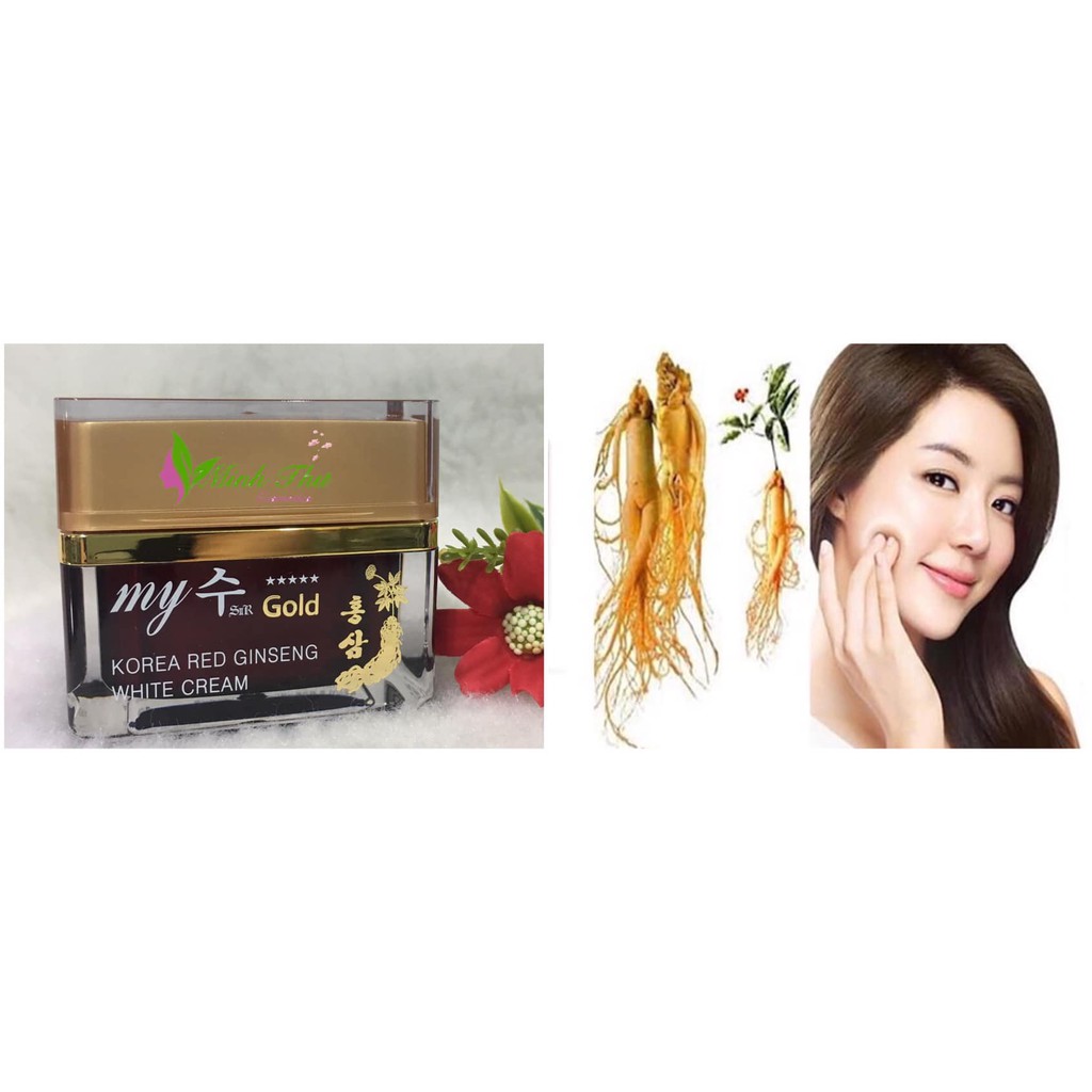 Kem Sâm Hàn Quốc My Gold Korea Red Ginseng White Cream 50ml
