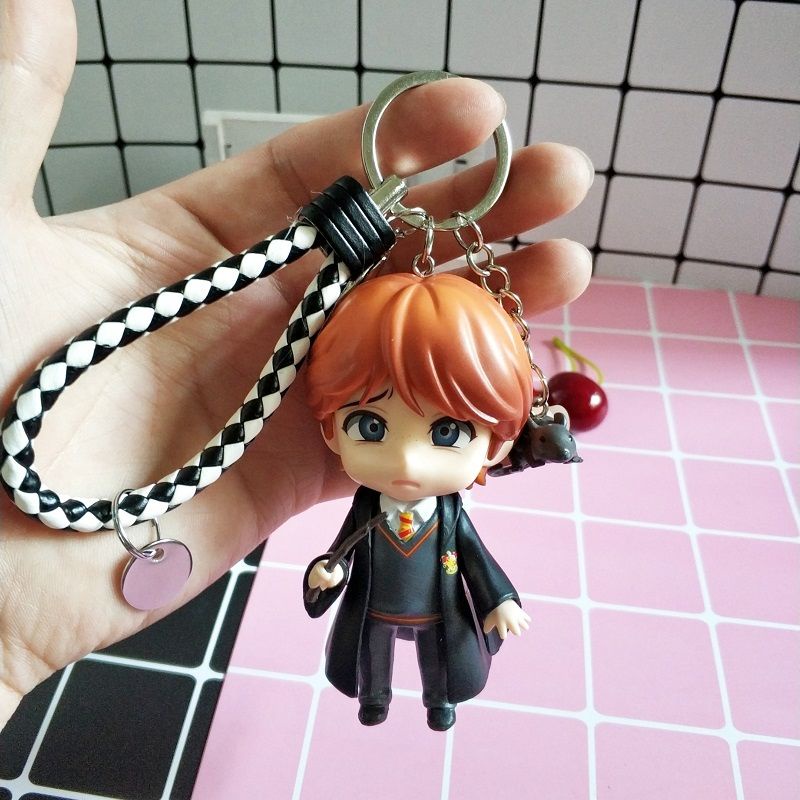 ♛Móc Khóa Mô Hình Nhân Vật Hermin Ron Trong Phim Harry Potter