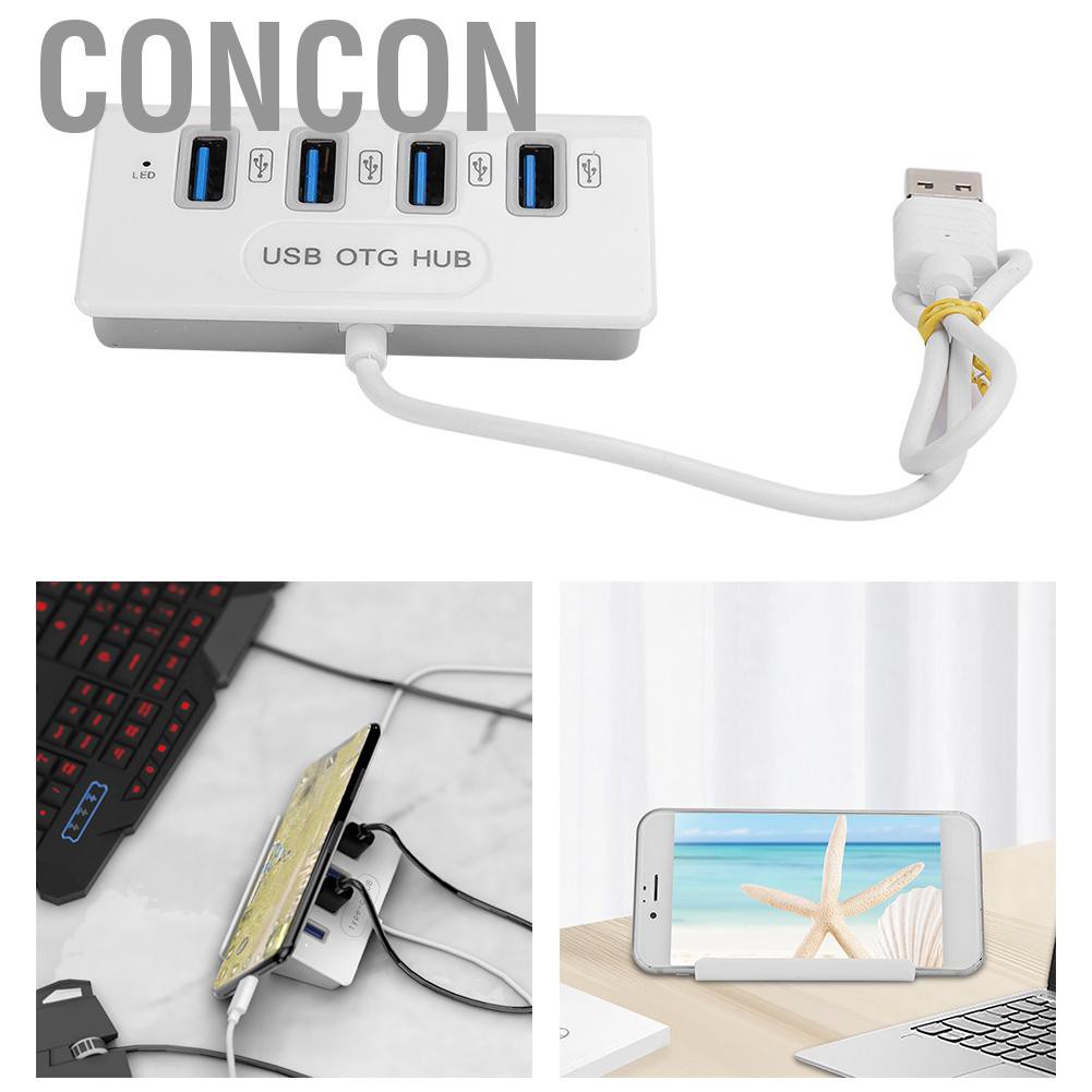 Concon Plug-and-Play USB Splitter Notebook Hub Type-C Docking Station for Mobilie Phone