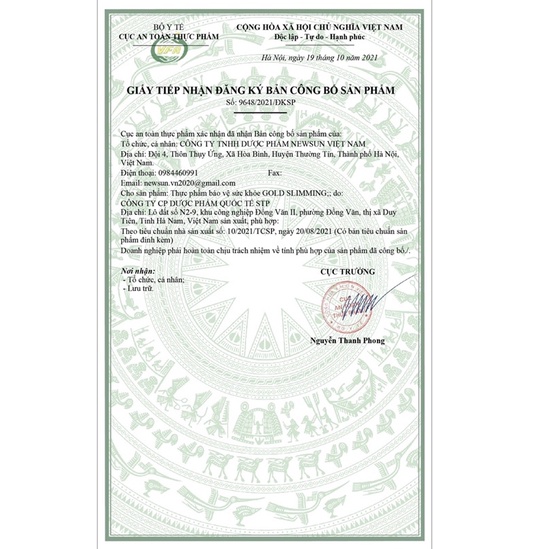 Enzyme Giảm cân Rau Củ Quả Gold Slimming - Eo thon giữ dáng