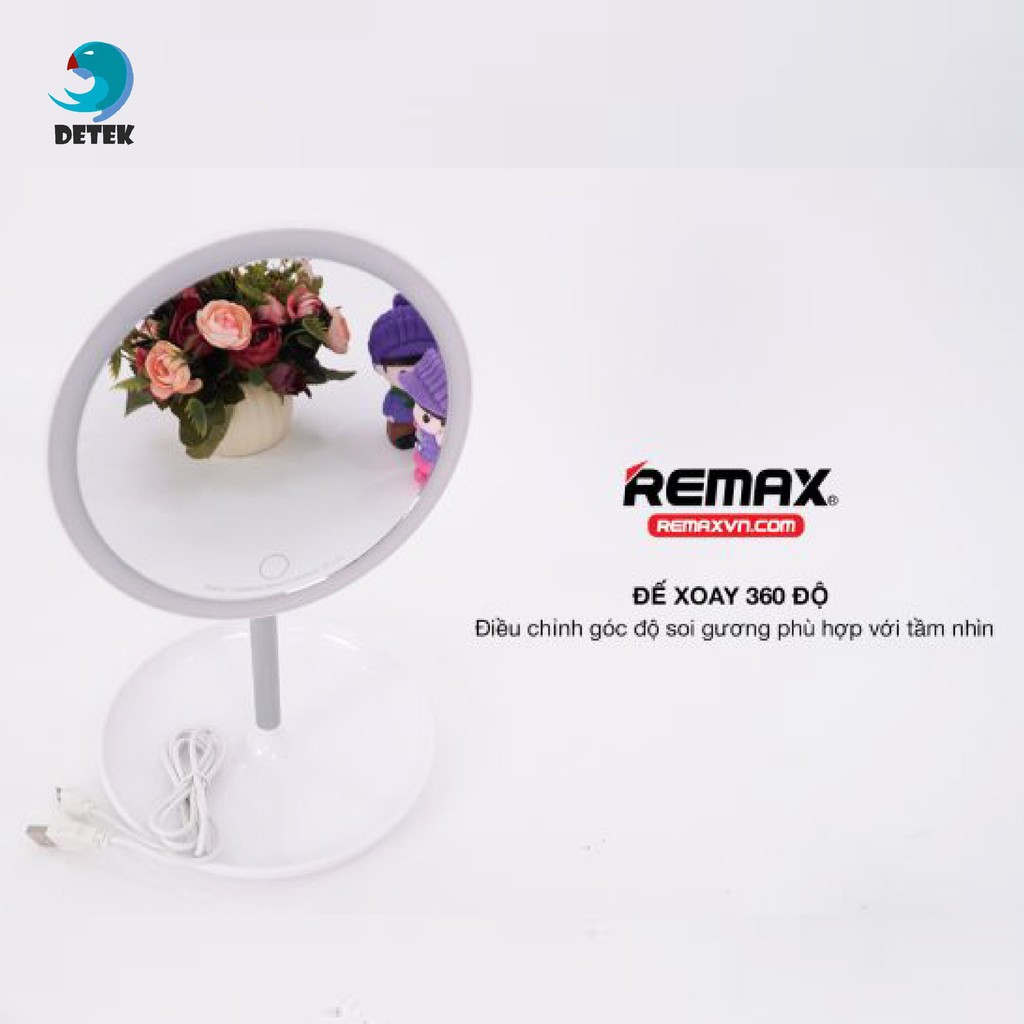 Gương trang điểm thông minh tích hợp đèn led Remax RT-L04 Charming Series