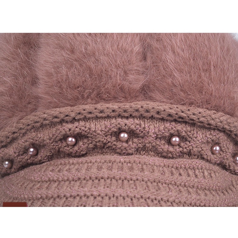 Nón Len Giữ Ấm Mùa Đông Cho Phụ Nữ Trung Niên 60