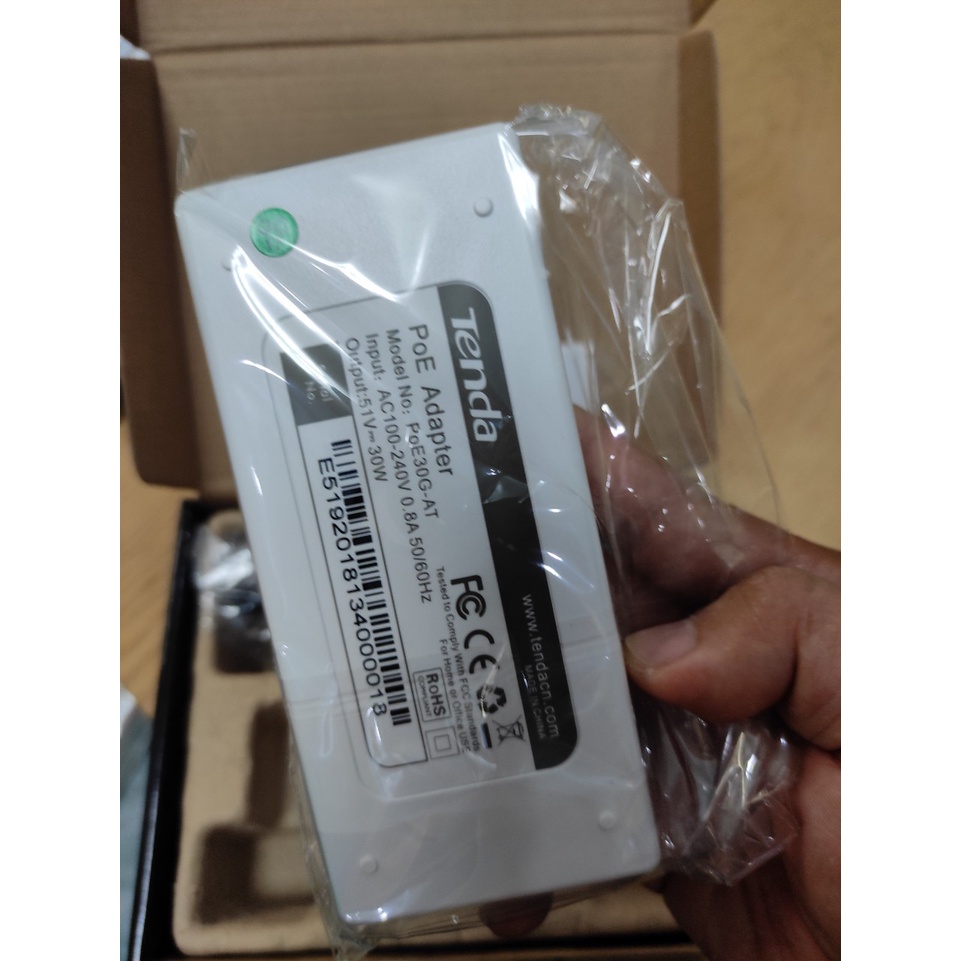 Bộ nguồn PoE af/at, adapter PoE af/at Tenda-PoE30G-AT