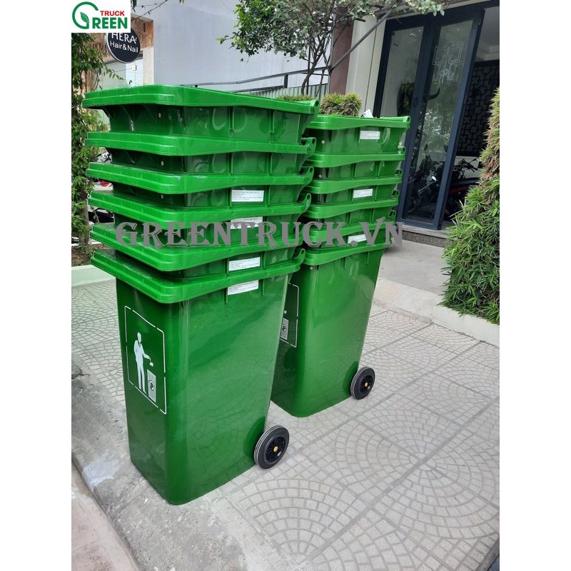 Thùng rác nhựa HDPE 240L